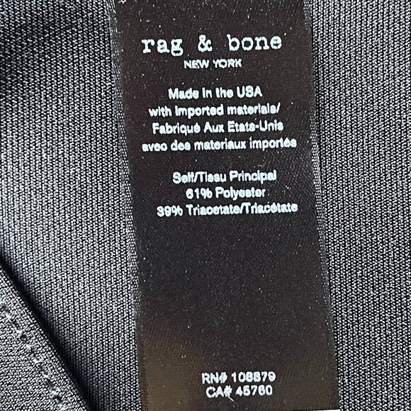 Rag & Bone Eliza Side-Tie Tank Top - Black (XS) - Picture 4 of 9